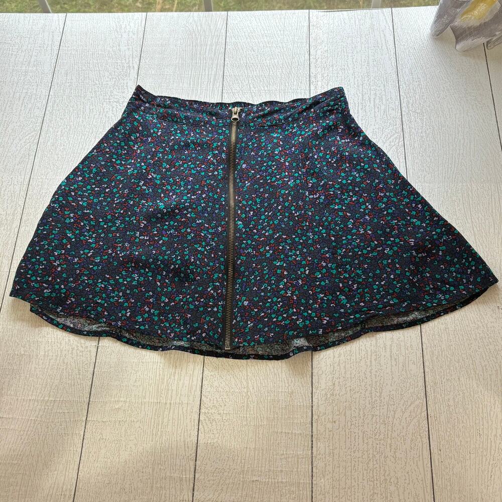 Kirra Purple Floral Skirt Size Small
